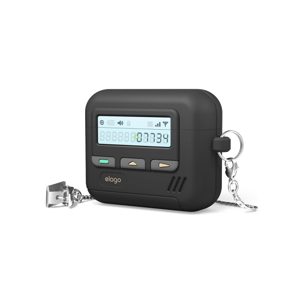 Чехол Elago Unique Pager Hang case для AirPods Pro 3. Цвет: черный