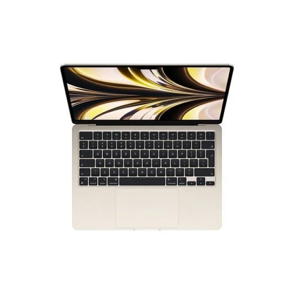 Ноутбук Apple MacBook Air 13" (M2, 2022), 16 ГБ / 256 ГБ SSD Цвет: "Сияющая звезда"