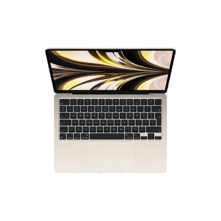 Ноутбук Apple MacBook Air 13" (M2, 2022), 16 ГБ / 256 ГБ SSD Цвет: "Сияющая звезда"