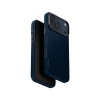 Чехол Uniq KEVA EDGE Full Kevlar Carbon с MagSafe для iPhone 17 Pro. Цвет: синий