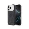 Чехол Lagerfeld PU Debossed Initials Metal logo & Camera для iPhone 17 Pro. Цвет: синий