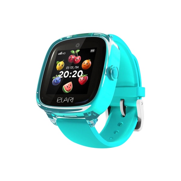 Детские смарт-часы Elari KidPhone Fresh 4G. Цвет: зеленый