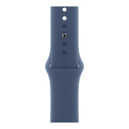 Apple Watch SE (2024), 44мм, корпус из алюминия серебристого цвета, Спортивный ремешок (M/L)