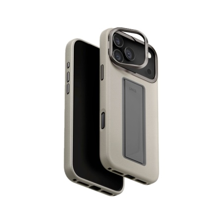 Чехол Uniq Heldro PRO с MagSafe для iPhone 17 Pro Max. Цвет: бежевый