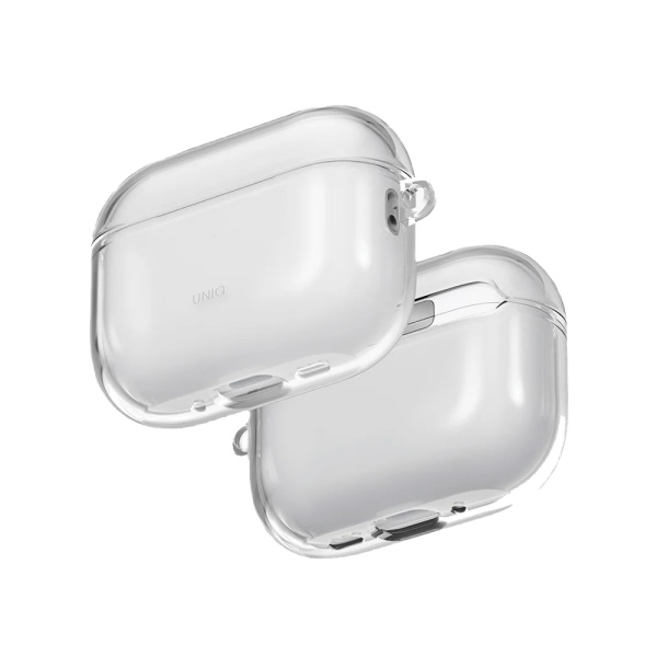 Чехол Uniq Glase TPU case with carabin для AirPods Pro 3. Цвет: прозрачный