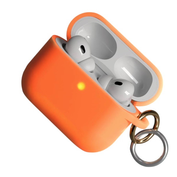 Чехол vlp Charm Case для AirPods Pro 3. Цвет: оранжевый