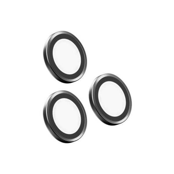 Защитное стекло uBear Extreme Metal Lens Shield д/камеры iPhone 17P/17PM. Цвет: серый