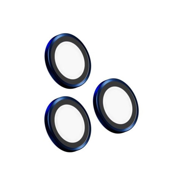 Защитное стекло uBear Extreme Metal Lens Shield д/камеры iPhone 17P/17PM. Цвет: синий