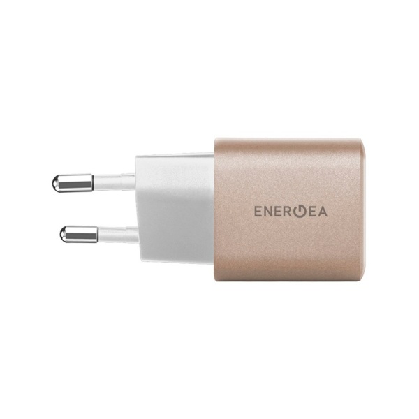 Адаптер питания EnergEA Ampcharge GaN35 USB-C, USB-A QC 3.0, 35W Gold