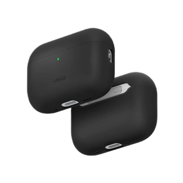 Чехол Uniq LINO Liquid silicone with handstrap для AirPods Pro 3. Цвет: серый