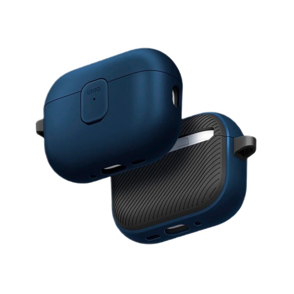 Чехол Uniq CLYDE Lock case для AirPods Pro 3. Цвет: синий/серый
