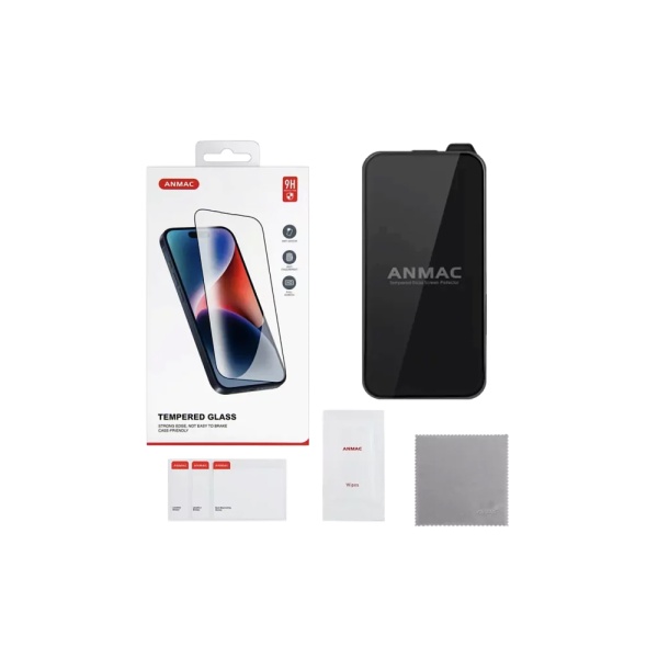Защитное стекло ANMAC 9D для iPhone 16 Pro/17/17 Pro