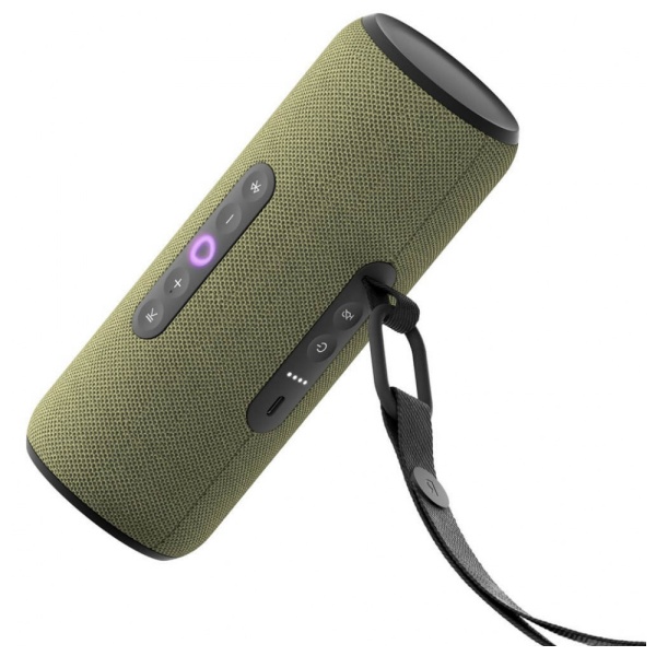 Умная колонка Яндекс Стрит. Цвет: зелёный