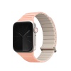 Ремешок силиконовый Uniq Revix EVO Magnetic для Apple Watch 40/41/42 мм. Цвет: розовый/бежевый