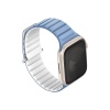 Ремешок силиконовый Uniq Revix EVO Magnetic для Apple Watch 40/41/42 мм. Цвет: синий/белый