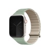 Ремешок силиконовый Uniq Revix EVO Magnetic для Apple Watch 40/41/42 мм. Цвет: мятный/бежевый