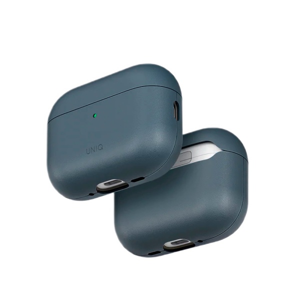 Чехол Uniq Lyden Vex Leatherette для AirPods Pro 3. Цвет: синий