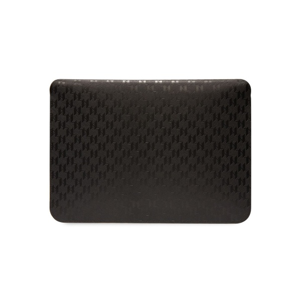 Чехол Lagerfeld Saffiano Sleeve Monogram NFT Choupette для ноутбуков 16". Цвет: черный