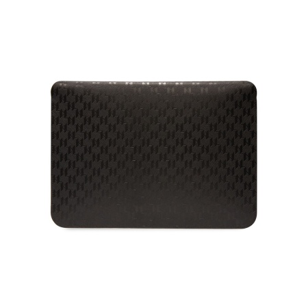 Чехол Lagerfeld Saffiano Sleeve Monogram NFT Choupette для ноутбуков 16". Цвет: черный