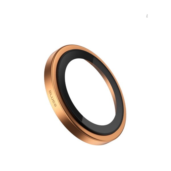Защитное стекло BlueO Camera lens SAPPHIRE Titanium д/камеры iPhone 17P/17PM (3 шт.). Цвет: оранж.