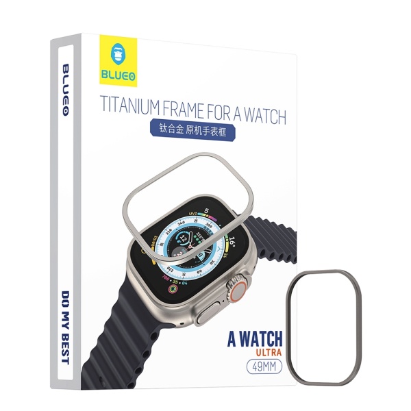 Защитная рамка BlueO Titanium Frame Black Titanium для Apple Watch Ultra 49 мм