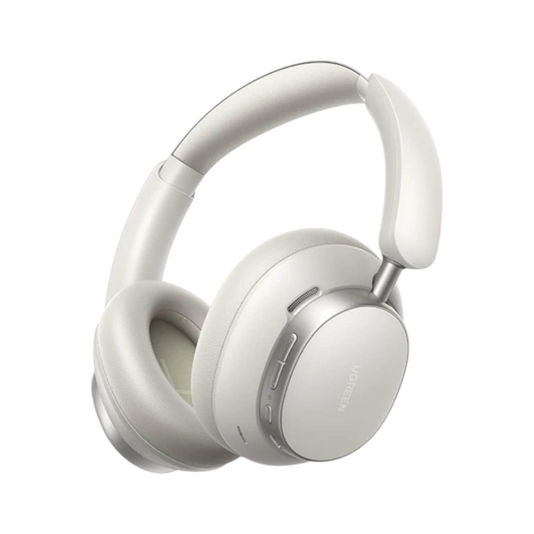 Наушники накладные беспроводные UGREEN HP206 Studio Pro Hybrid Active Noise-Cancelling. Цвет: белый