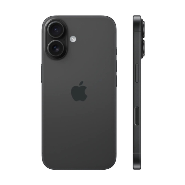Смартфон Apple iPhone 16 256 ГБ (nano-SIM + eSIM). Цвет: черный