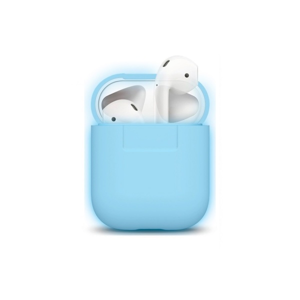 Чехол Elago для AirPods Silicone case Nightglow Blue