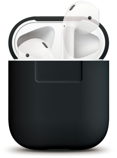 Чехол Elago для AirPods Silicone case Black