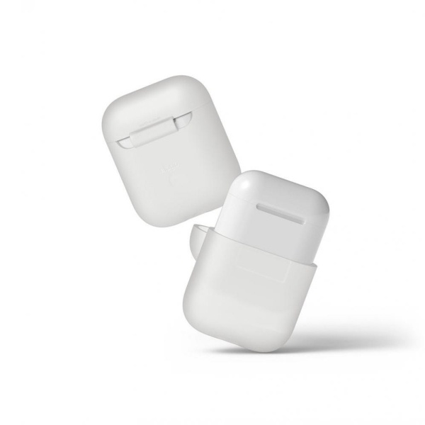 Чехол Elago для AirPods Silicone case White