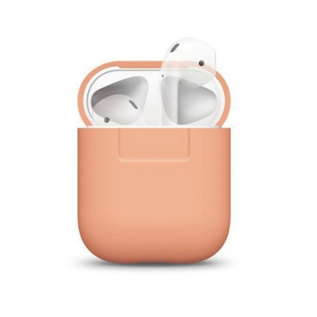 Чехол Elago для AirPods Silicone case Peach