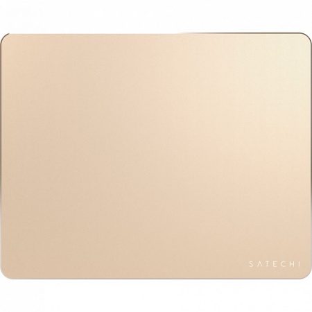 Коврик Satechi Aluminum Mouse Pad для компьютерной мыши. Материал алюминий. Цвет золотой