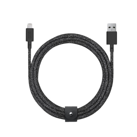 Кабель Native Union 3м., Lightning to USB. Цвет: черный космос