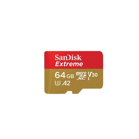 Карта памяти Sandisk Extreme microSDXC 64GB + SD Adapter + Rescue Pro Deluxe