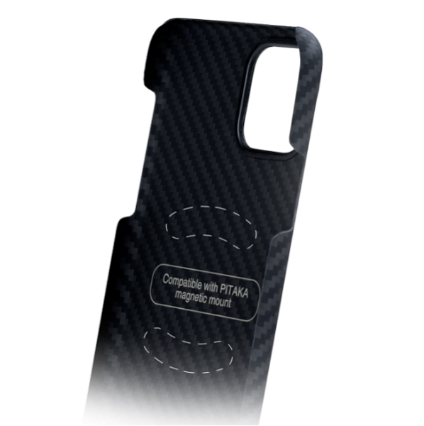 Чехол Pitaka MAGCASE для iPhone 11 Pro. Цвет: черно-серый в полоску