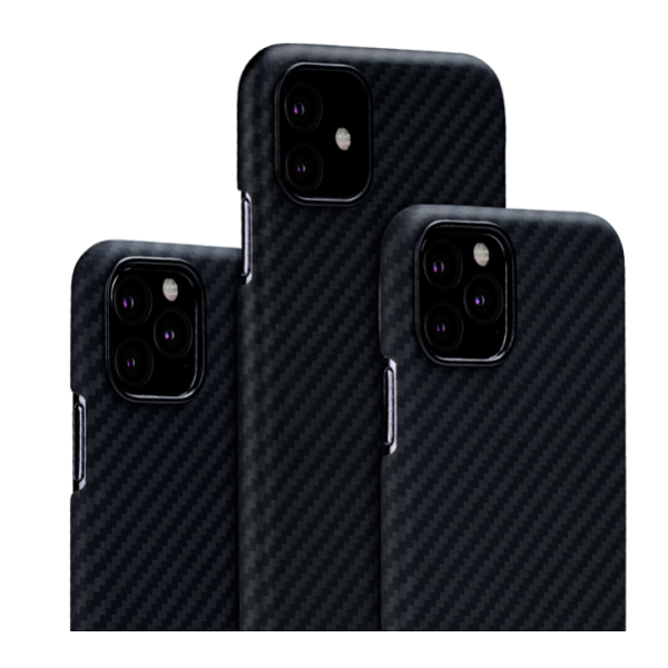 Чехол Pitaka MAGCASE для iPhone 11 Pro. Цвет: черно-серый в полоску