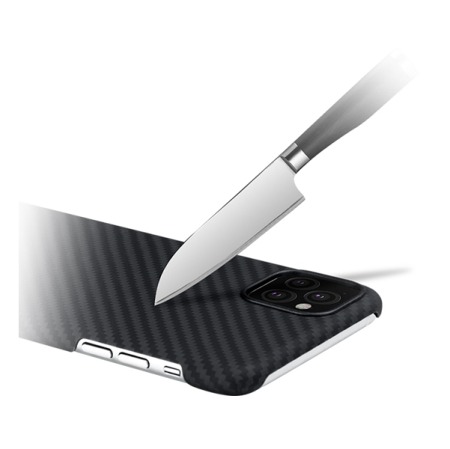 Чехол Pitaka MAGCASE для iPhone 11. Цвет: черно-серый в полоску