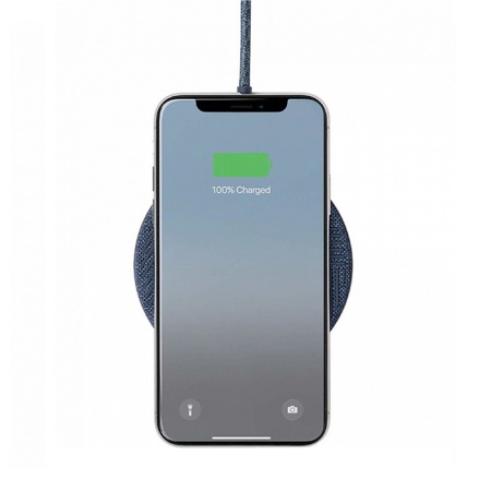 Беспроводное з/у Native Union стандарта Qi, мощность 10W. Цвет: Индиго