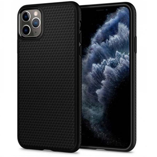 Чехол Spigen Liquid Air для iPhone 11 Pro Max. Цвет: черный