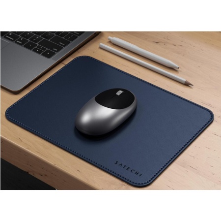 Коврик Satechi Eco Leather для компьютерной мыши 25x19 см. Цвет: синий