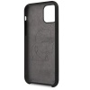 Чехол Lagerfeld для iPhone 11 Liquid Silicone Iconic Karl Hard. Цвет: черный