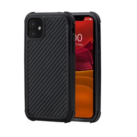 Чехол Pitaka MAGCASE PRO для iPhone 11. Цвет: черно-серый в полоску