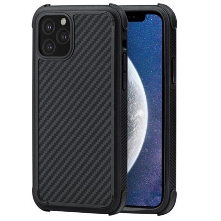 Чехол Pitaka MAGCASE PRO для iPhone 11 Pro Max. Цвет: черно-серый в полоску