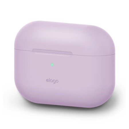 Чехол защитный Elago для AirPods Pro, силикон. Цвет: лаванда