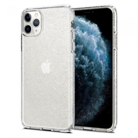 Чехол Spigen Liquid Crystal Glitter для iPhone 11 Pro. Прозрачный