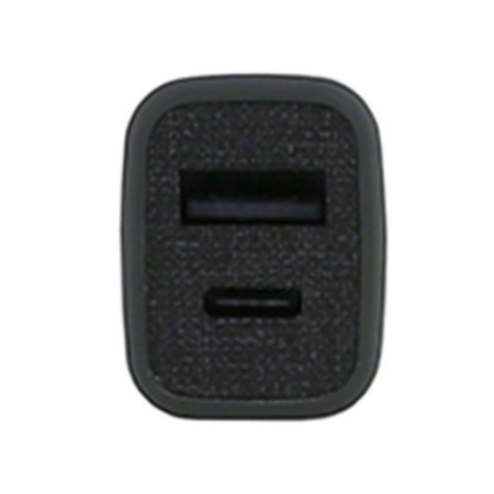 Автомобильное зарядное устройство Uniq Votra Duo P30 USB-C PD 18W + USB-A. Цвет: чёрный