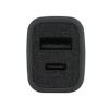 Автомобильное зарядное устройство Uniq Votra Duo P30 USB-C PD 18W + USB-A. Цвет: чёрный