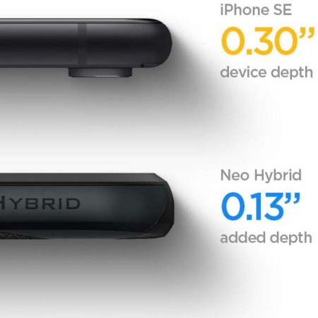 Чехол Spigen Neo Hybrid для Apple iPhone 7/8/SE (2020). Цвет: металлик