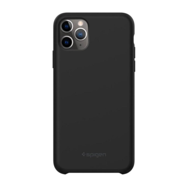 Чехол Spigen Silicone Fit для iPhone 11 Pro. Цвет: чёрный