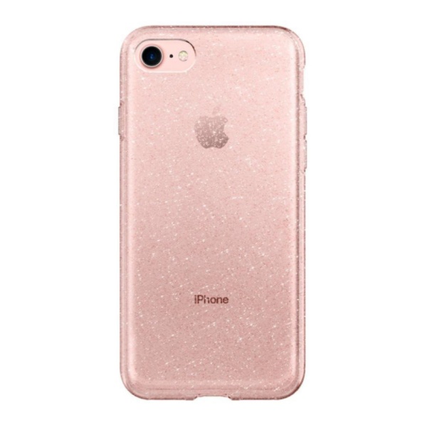 Чехол Spigen Liquid Crystal Glitter для Apple iPhone 7/8/SE (2020). Цвет: розовый